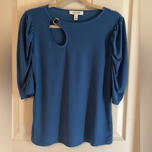 NINE WEST Blue Top